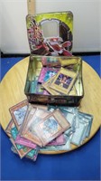 YU-GI-OH TIN AND CARD LOT-VARIOUS CONDITIONS
