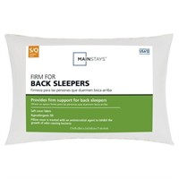 Bed Pillow: Firm, For Back Sleepers, Standrd/Queen