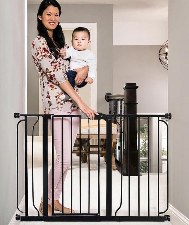 REGALO EASY STEP 49-INCH EXTRA WIDE BABY GATE