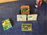 Collecting cards and commemorative John Deere