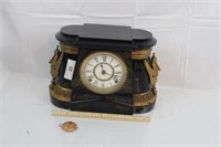 Ansonia Cast Iron Case Mantle Clock (Has