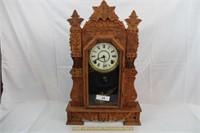 Gilbert Oak Gingerbread Kitchen Clock (Has Key