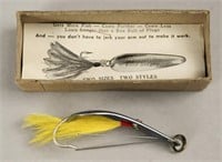 Tony Accetta Pet Spoon Vintage Fishing Lure in Box