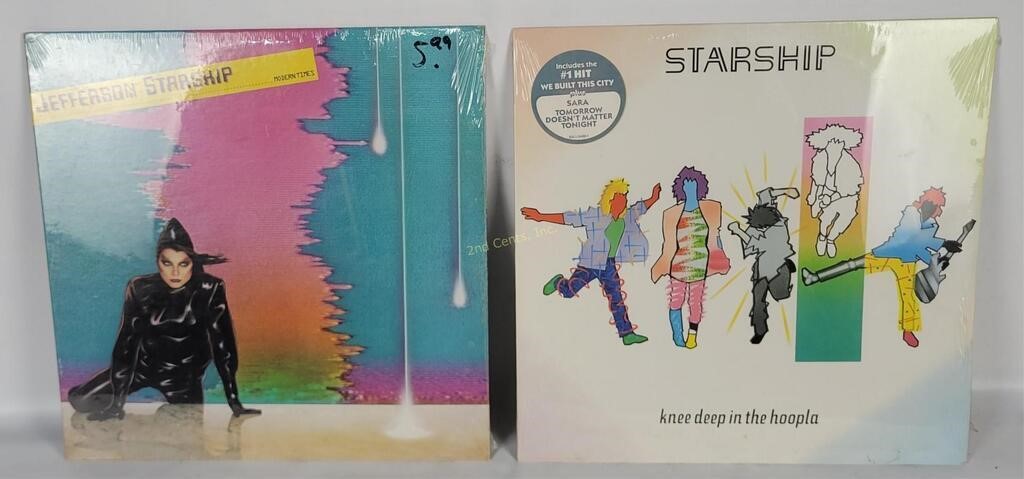 2 Sealed Starship Lp's - Modern Times, Knee Deep