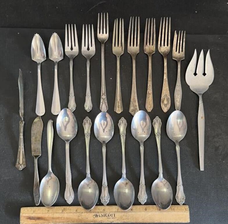 VINTAGE FLATWARE-ASSORTED