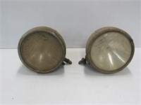 Pair Large Headlights Approx.  10"Dia