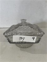 Cut Glass Candy Dish