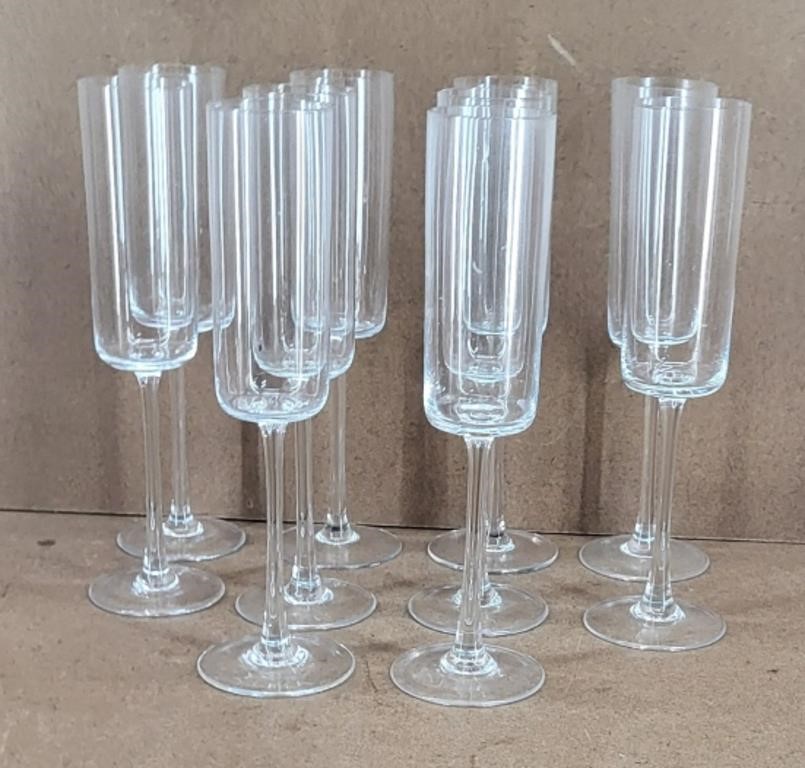 10pc  Champagne Flutes