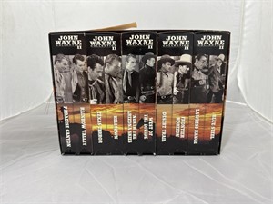 John Wayne Collection VHS Set in box