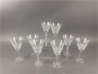 8 Waterford Water Goblets