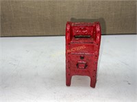 CAST IRON MAIL BOX BANK