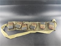 Standard US GI ammo Bandolier with 6 fully loaded