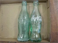 2 Coca-Cola bottles Bradford + Coatesville, PA