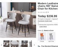 2 Barstools SWIVEL