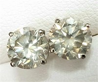$23500 14K  Diamond (2.01Ct,Si,J-K) Earrings
