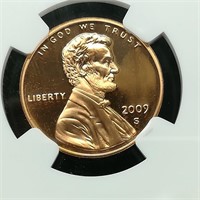 2009 S BRONZE PENNY 1C PF69RD ULTRA CAMEO NGC BIRT