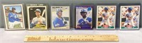 6 Ken Griffey Jr Baseball Rookie Cards RC