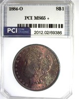 1884-O Morgan PCI MS65+ Beautiful Color