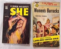 Vintage 1940's - 1950's Pulp Books