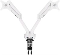 Bestar Universel Dual Monitor Arm with Pistons in
