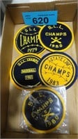 S. L.. L. Champs Baseball Patches 1979 1980