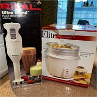 Elite Rice Cooker & Rival Hand Mixer