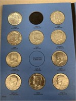 Kennedy half dollar collection 1964 to 1984 e