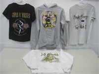 Assorted Concert Shirts Largest Size M