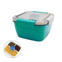 Msure 1.5L Plastic Lunch Box Container, Turquoise