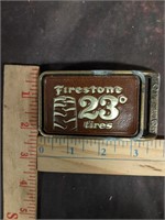 Firestone 23 Degree Tires Belt Buckle