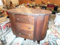 Walnut Sewing Cabinet