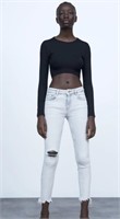 Size 4 Zara jeans - light denim