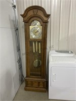 Ridgeway Western Germany Grandfather Clock, 12"Wx2