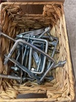 Basket of u bolts