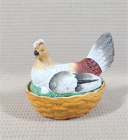 Ceramic Hen On Nest
