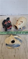 3 Unique Pottery Pieces