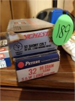 32 SHORT- WINCHESTER AND PETERS AMMO