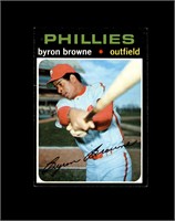 1971 Topps High #659 Byron Browne SP VG to VG-EX+