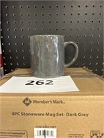 MM 4 pc stoneware mug set