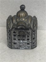 Domed cast iron bank
