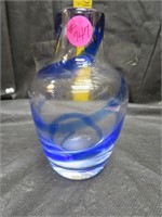 Blown Art Glass Vase 5&5/8"