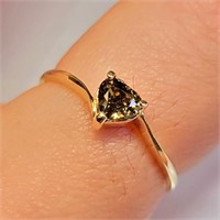 $1800 10K  Fancy Diamond (0.32ct) Ring