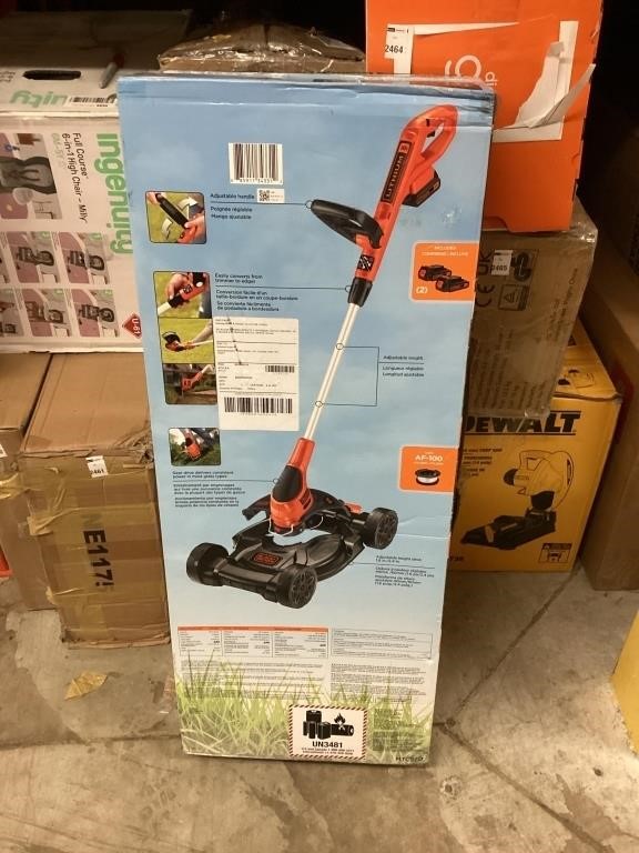 Black and decker 3-1 12in compact mower