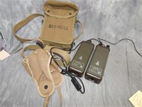 WWII US RBZ Radio Receiver-Battery Pack-& Headset