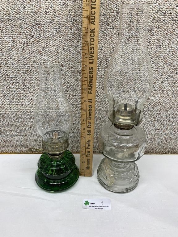 2 Kerosene Lamps