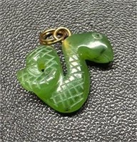 Jade Snake Pendant