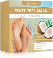 2 PACK COCONUT SCENT FOOT PEEL