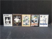 (5) Lou Gehrig Football Trading Cards