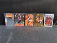 (5) Charles Barkley Basketball Trading Cards