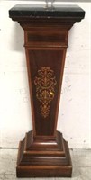 Italian Neo Classical Style Marquetry Pedestal